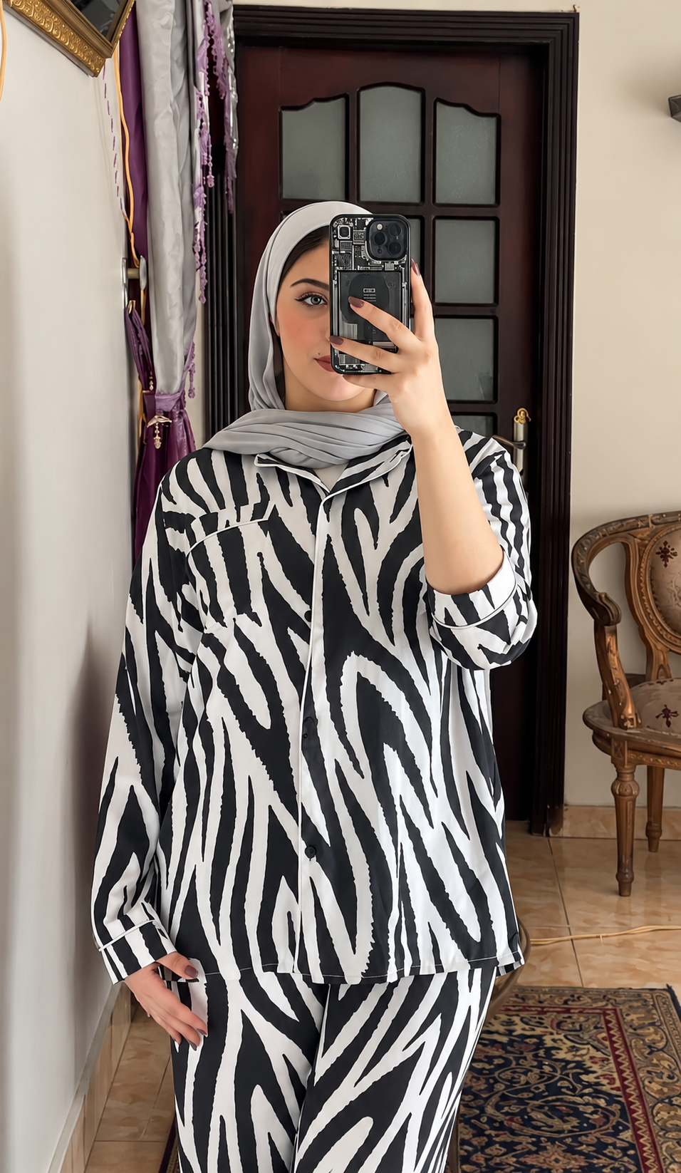 Zebra Pajama Set