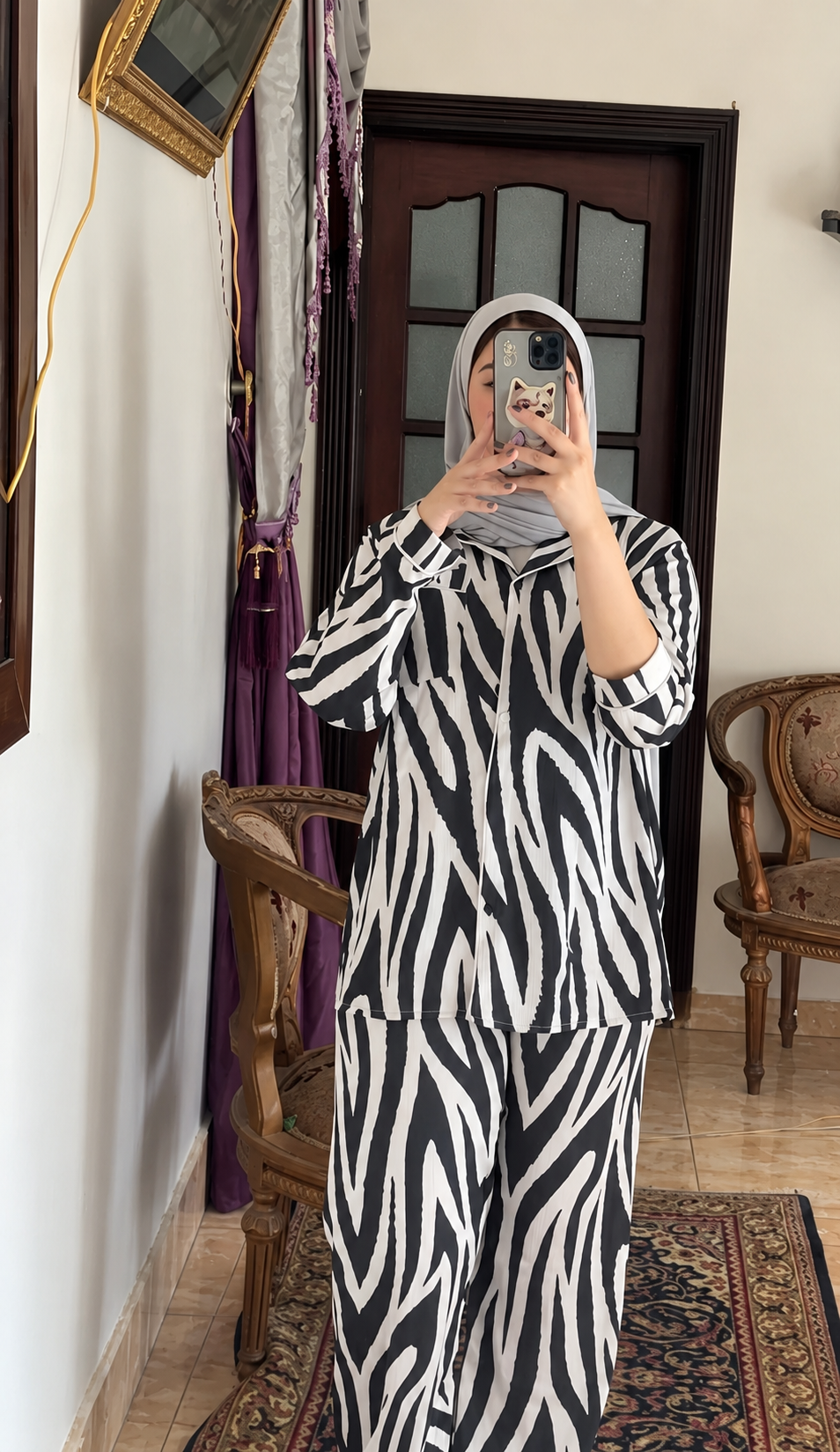 Zebra Pajama Set