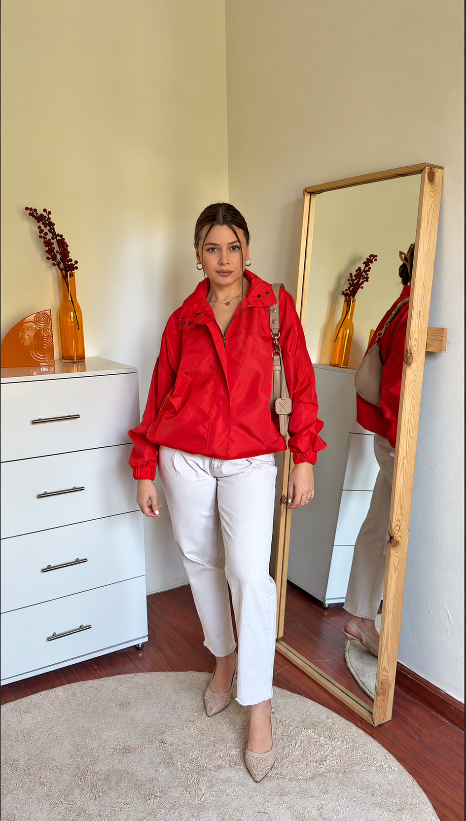 Red Waterproof Jacket