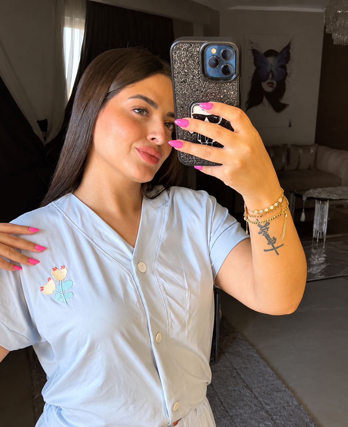 Bloomy Floral Lounge Set
