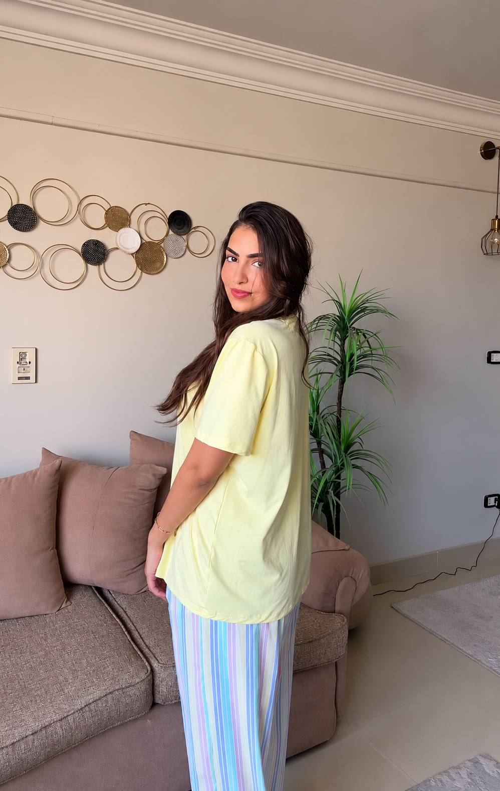 Sunny Stripe Pajama Set