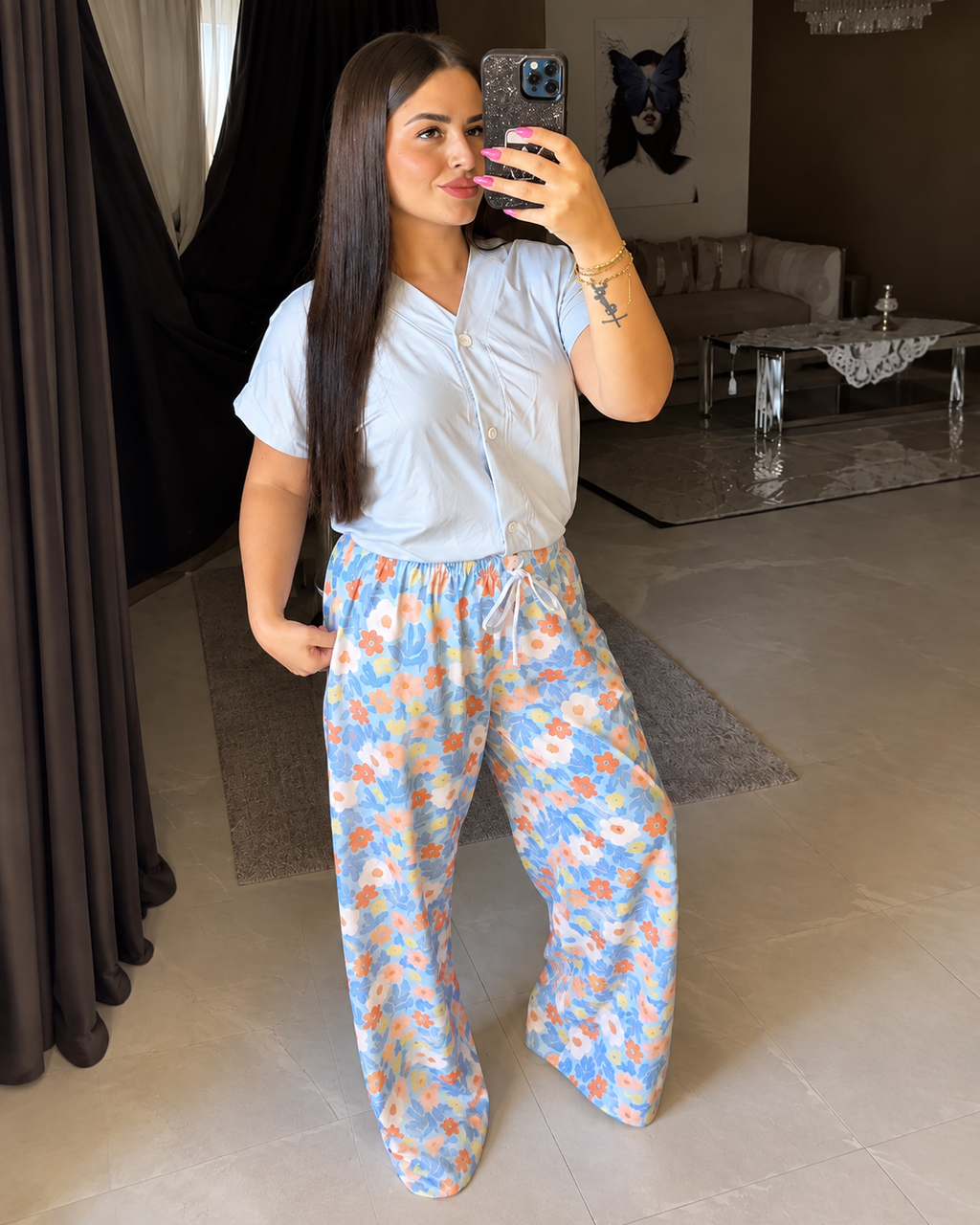 Bloomy Floral Lounge Set