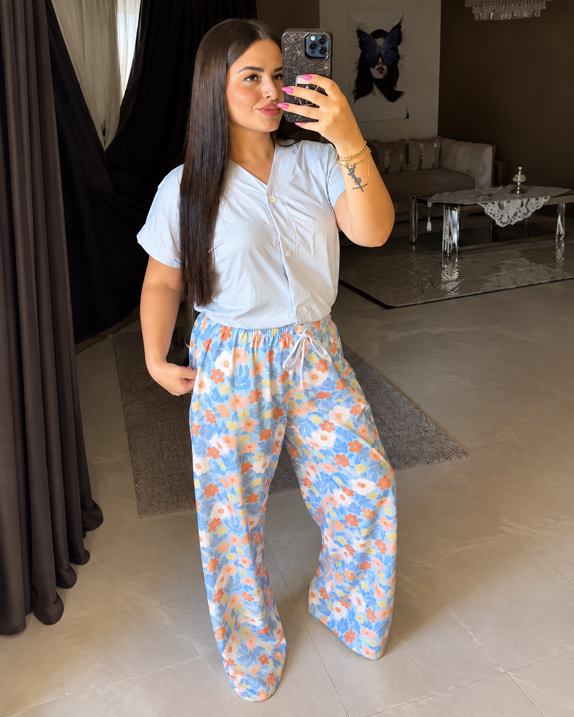 Bloomy Floral Lounge Set