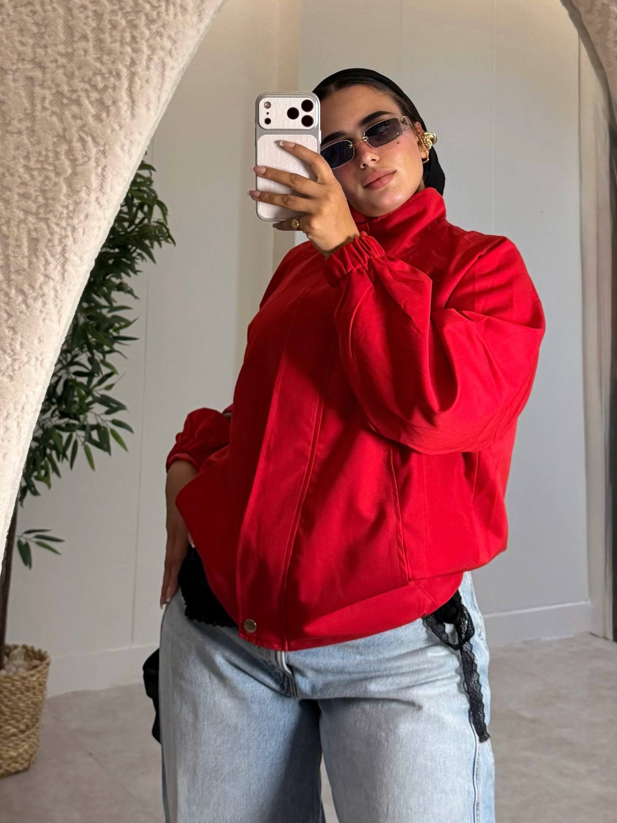 Red Waterproof Jacket