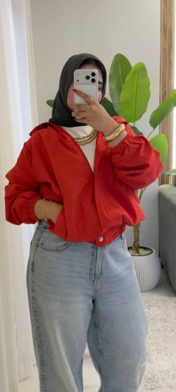 Red Waterproof Jacket