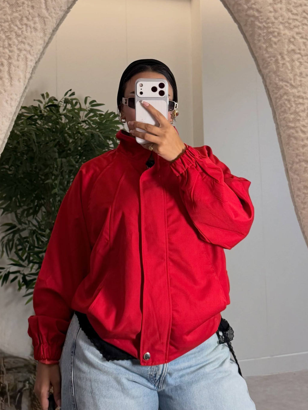 Red Waterproof Jacket