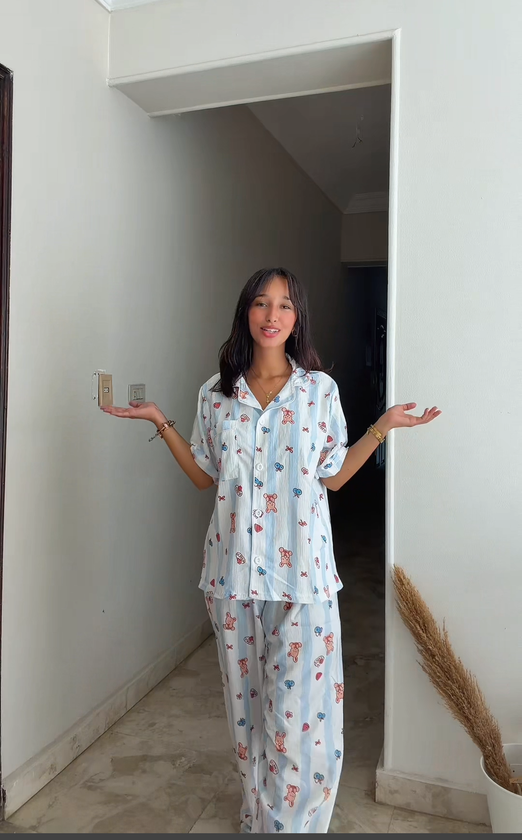 Teddy Love Pajama Set